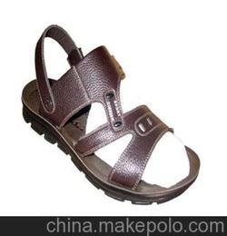 2012新款 中高档真皮沙滩鞋 头层牛皮 专柜品质 可贴牌生产